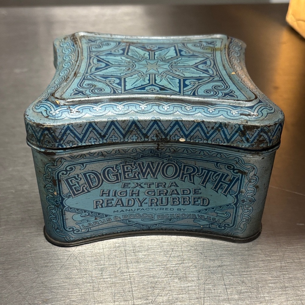 Edgeworth Blue Vintage Tobacco Tin